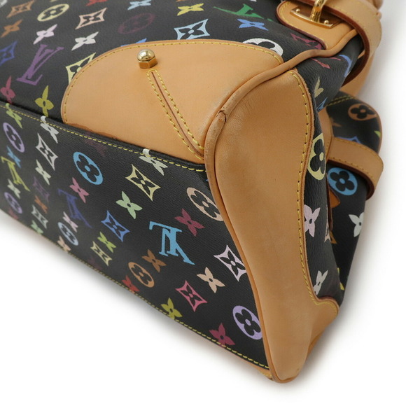 LOUIS VUITTON Black Monogram Shoulder Bag - Picture 4 of 8